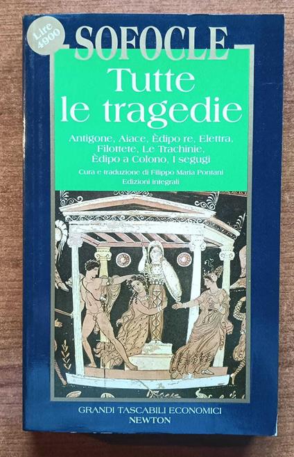 Tutte le tragedie - Sofocle - copertina