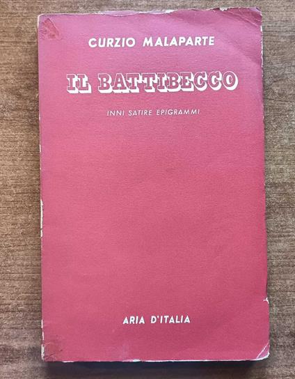 Il battibecco - Curzio Malaparte - copertina