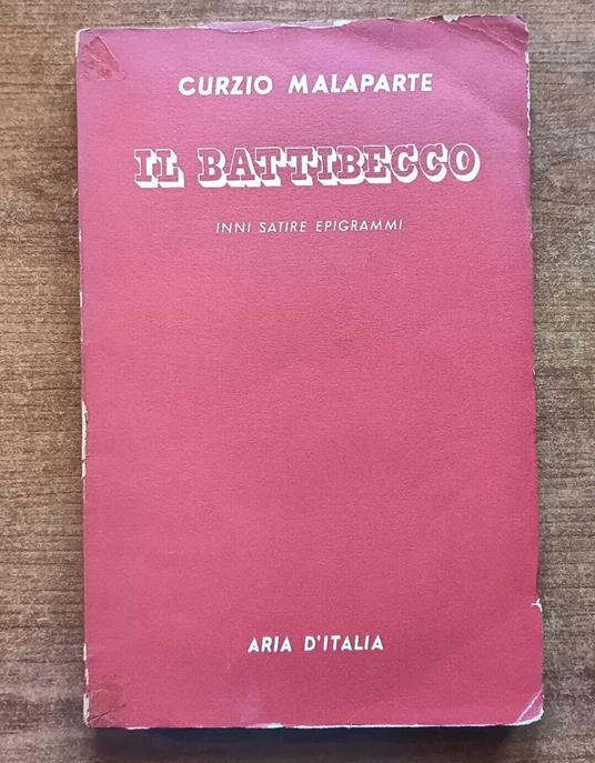 Il battibecco - Curzio Malaparte - copertina