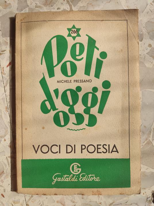 Poeti d'oggi - copertina
