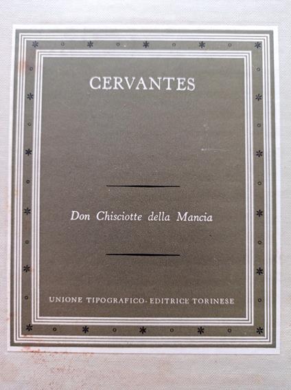 Don Chisciotte della Mancia Vol.1 - Miguel de Cervantes - copertina