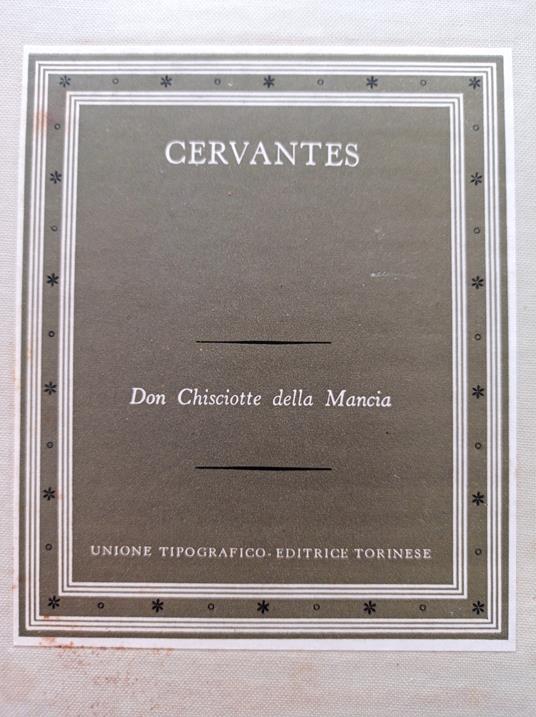 Don Chisciotte della Mancia Vol.1 - Miguel de Cervantes - copertina