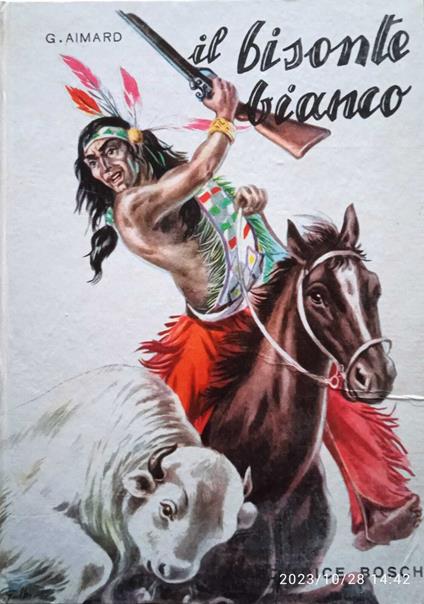 Il bisonte bianco - Gustave Aimard - copertina