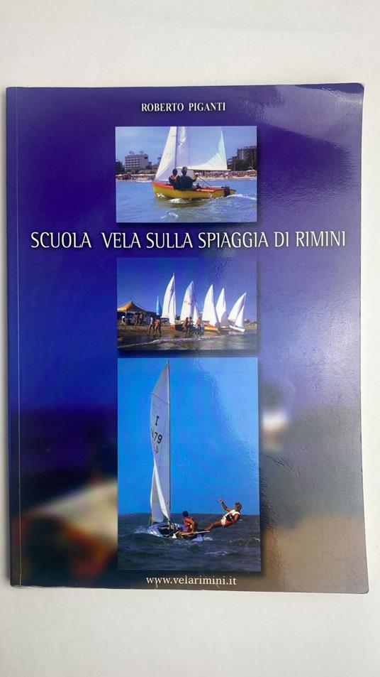 Scuola vela sulla spiaggia di Rimini - copertina