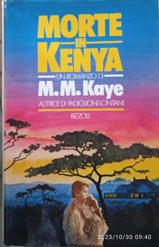 Morte in Kenya - M. M. Kaye - copertina