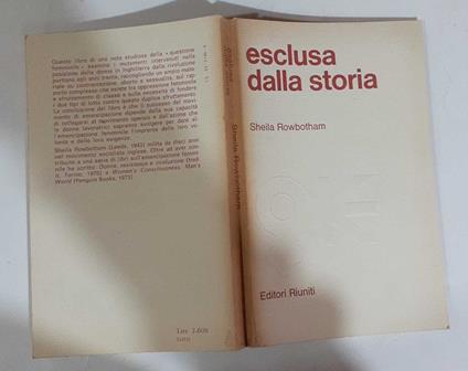 Esclusa dalla storia - Sheila Rowbotham - copertina