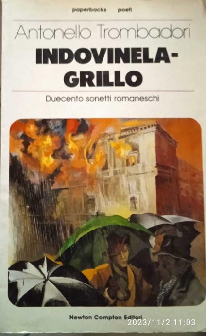 Indovinela - grillo - Antonello Trombadori - copertina