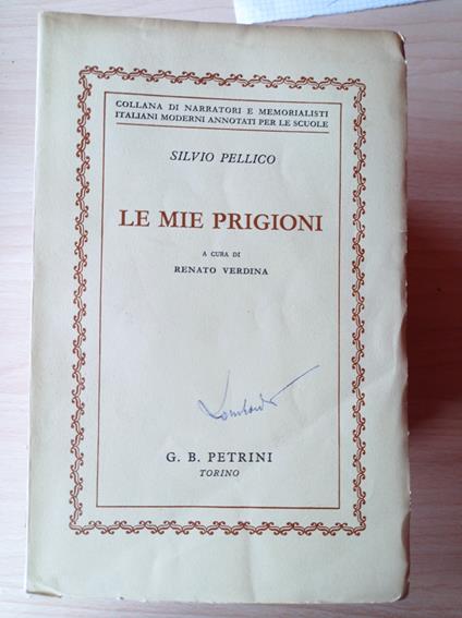 Le mie prigioni - Silvio Pellico - copertina