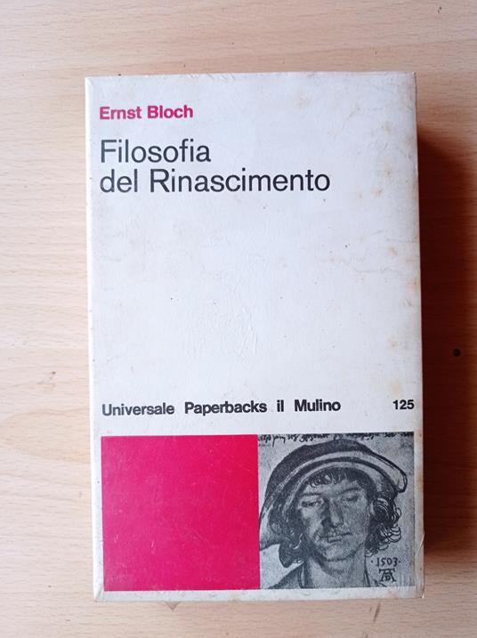 Filosofia del Rinascimento - Ernst Bloch - copertina