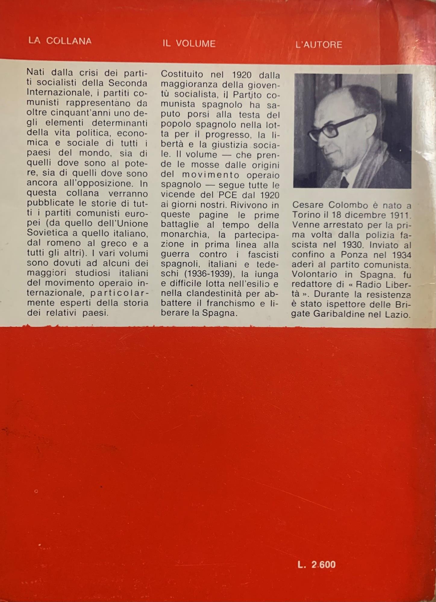 Storia del partito comunista spagnolo