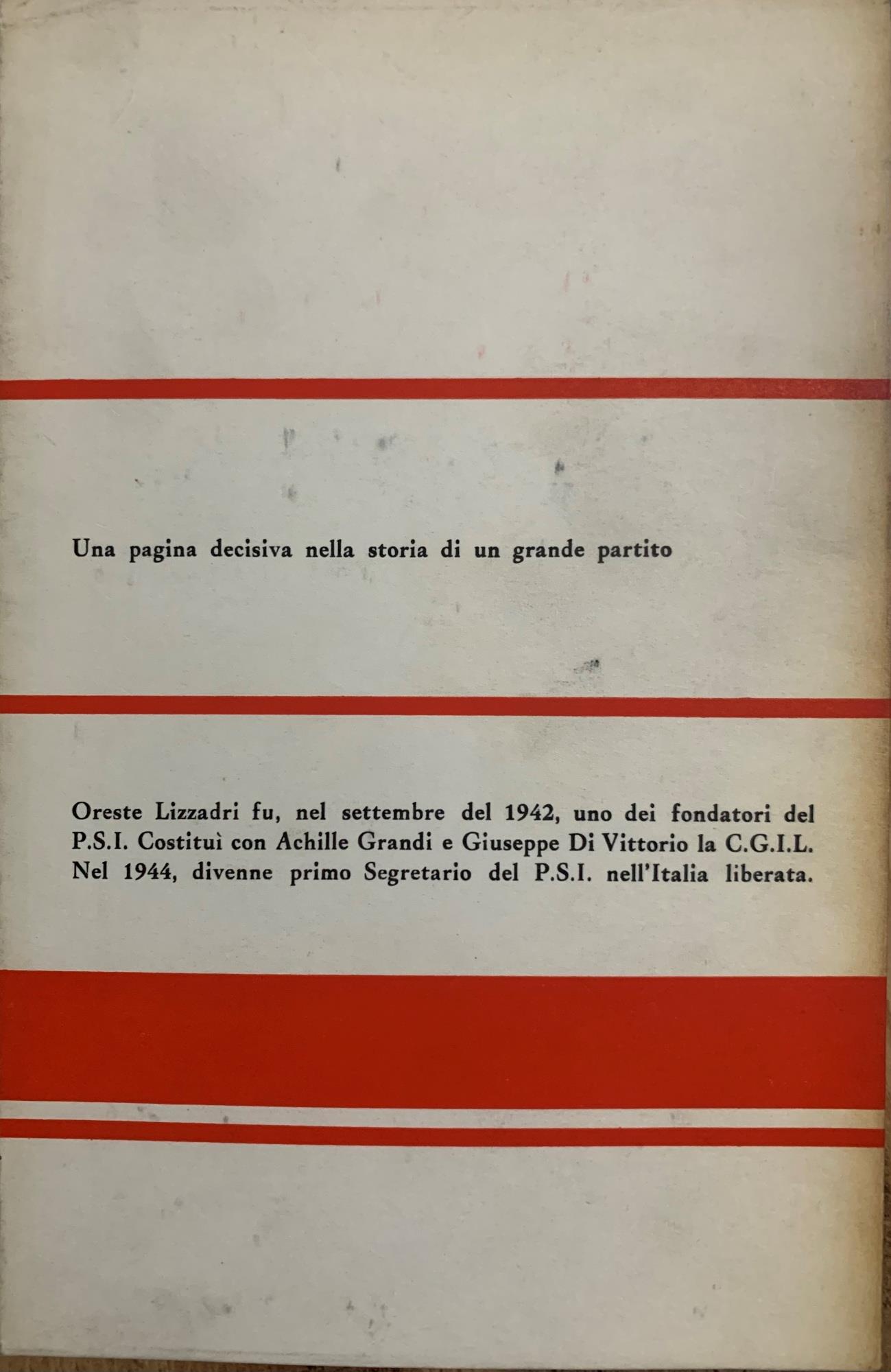 Il socialismo italiano dal frontismo al centro sinistra