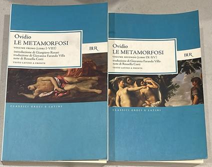 La metamorfosi. 2 volumi - P. Nasone Ovidio - copertina