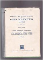 Rassegna di giurisprudenza sul Codice di Procedura Civile Tomo II Libro II (art. 163-473)
