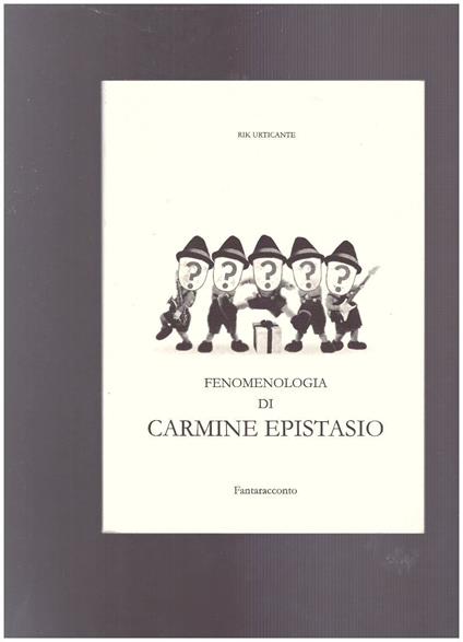 Fenomenologia di Carmine Epistasio - copertina