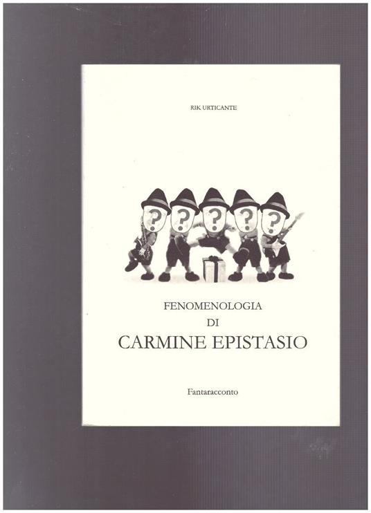 Fenomenologia di Carmine Epistasio - copertina