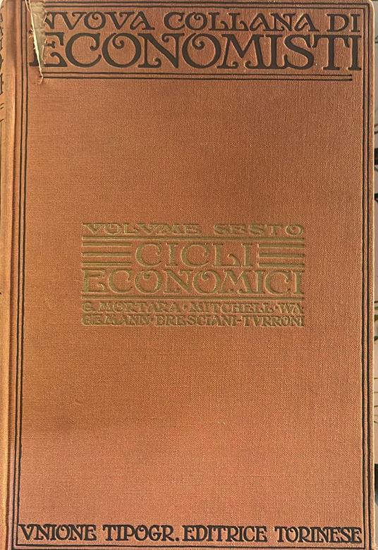 Cicli economici. Volume VI - Giorgio Mortara - copertina