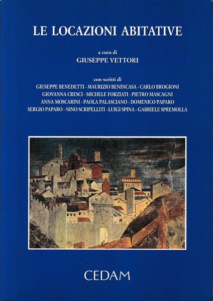 Le locazioni abitative - Giuseppe Vettori - copertina