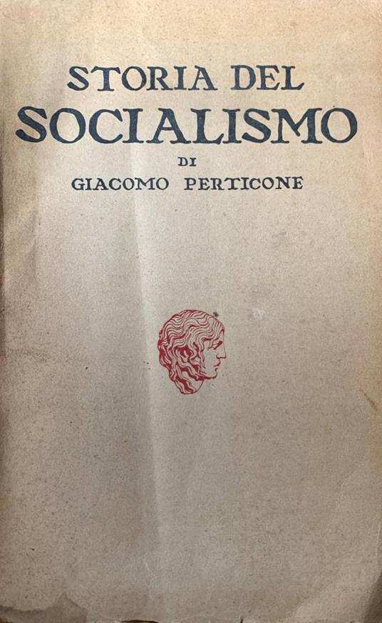 Storia del socialismo - Giacomo Perticone - copertina