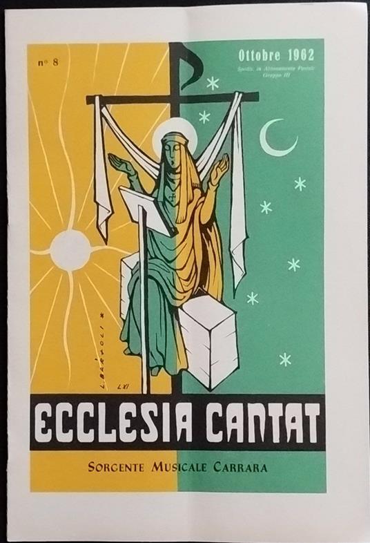 Ecclesia Cantat. n. 8. Ottobre 1962 - copertina