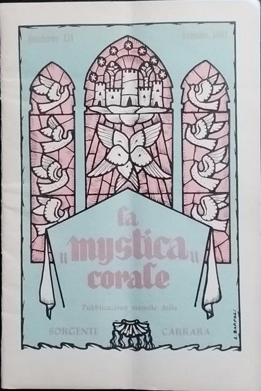 La mistica corale. Quaderno 131 - copertina