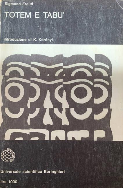 Totem e tabù - Sigmund Freud - copertina