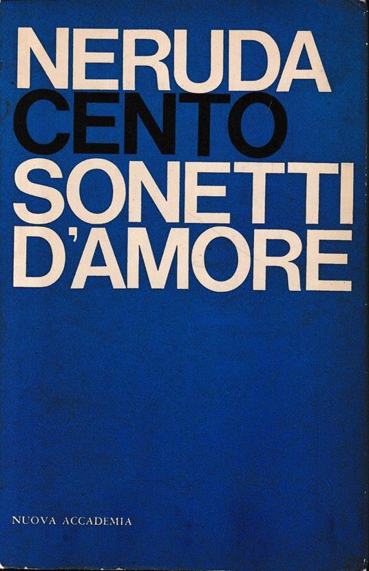 Cento sonetti d'amore - Pablo Neruda - copertina