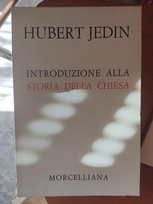 Introduzione alla storia della chiesa - Hubert Jedin - copertina