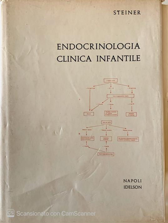 Endocrinologia clinica infantile - M. M. Steiner - copertina