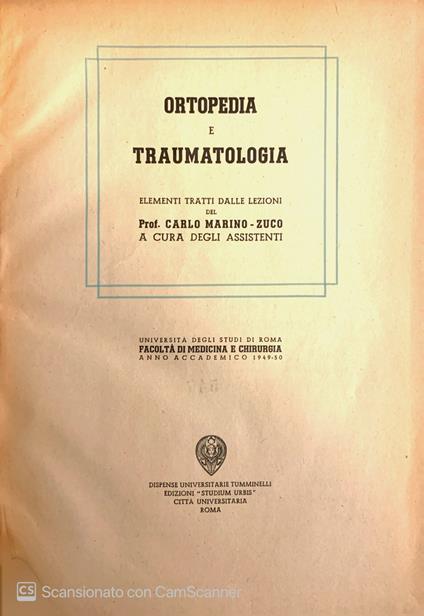 Ortopedia e traumatologia - copertina