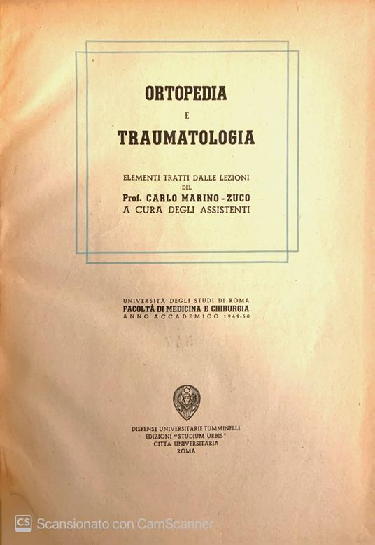 Ortopedia e traumatologia - copertina