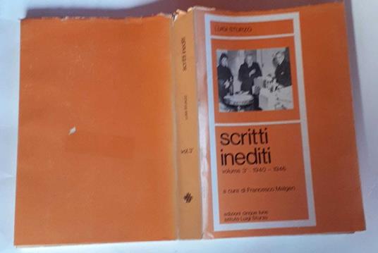 Scritti inediti. Volume 3. 1940-1946 - Luigi Sturzo - copertina