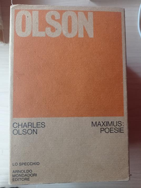 Maximus: poesie - Charles Olson - copertina