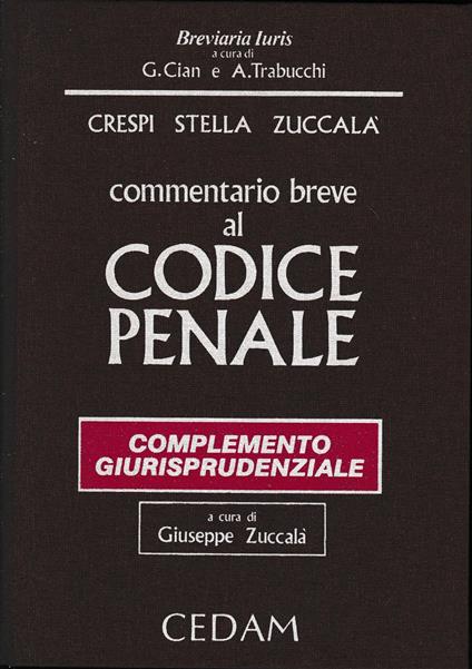 Commentario breve al Codice penale. Complemento giurisprudenziale - copertina