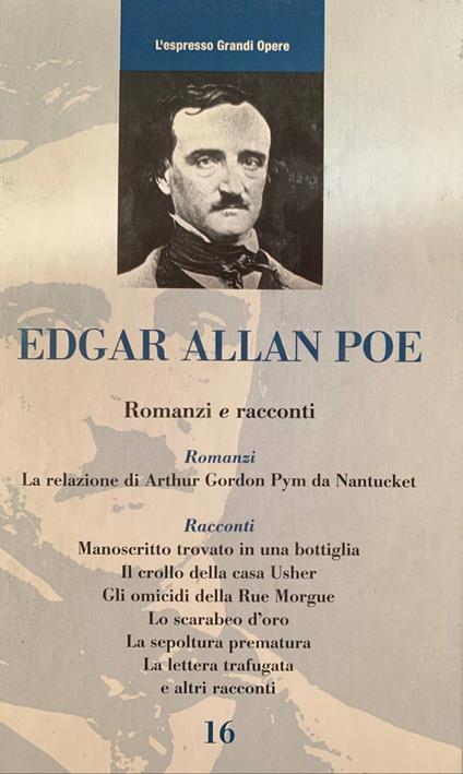 Romanzi e racconti - Edgar Allan Poe - copertina