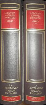 La letteratura italiana Ricciardi. Dal Muratori al Cesarotti. Opere del Lodovico Antonio Muratori (2 volumi)