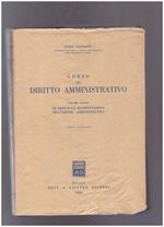 Corso di diritto amministrativo Volume Quinto Le principali manifestazioni dell'azione amministrativa