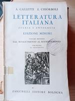 Letteratura italiana Vol. 2