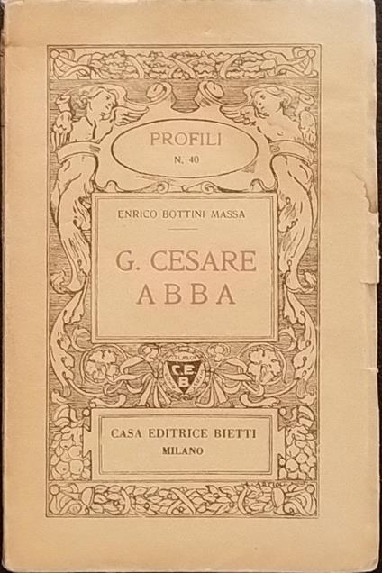 G. Cesare Abba - Enrico Bottini Massa - copertina