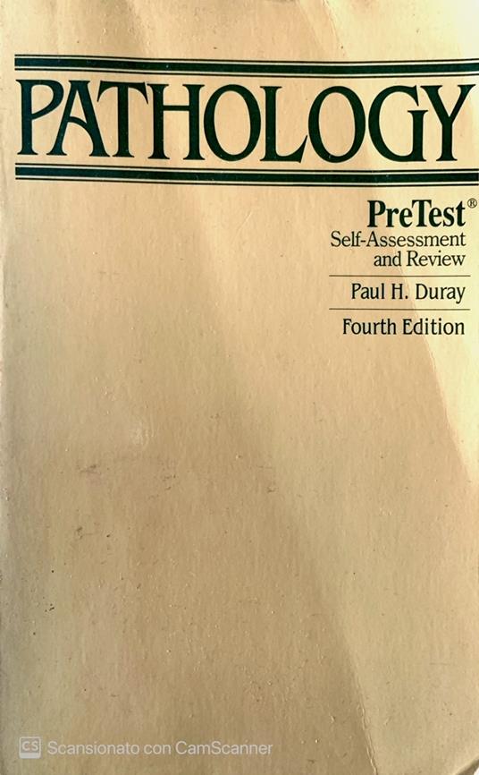 Pathology: PreTest Self-Assessment and Review - copertina