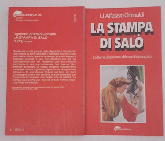 La stampa di Salò - Ugoberto Alfassio Grimaldi - copertina