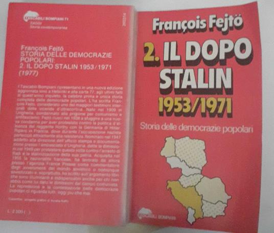 Il dopo Stalin 1953/1971. Volume 2 - François Fejtö - copertina