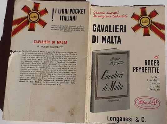 Cavalieri di Malta - Roger Peyrefitte - copertina