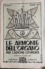Le armonie dell'organo per l'azione liturgica. Fascicolo 7
