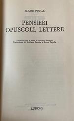 Pensieri, opuscoli, lettere