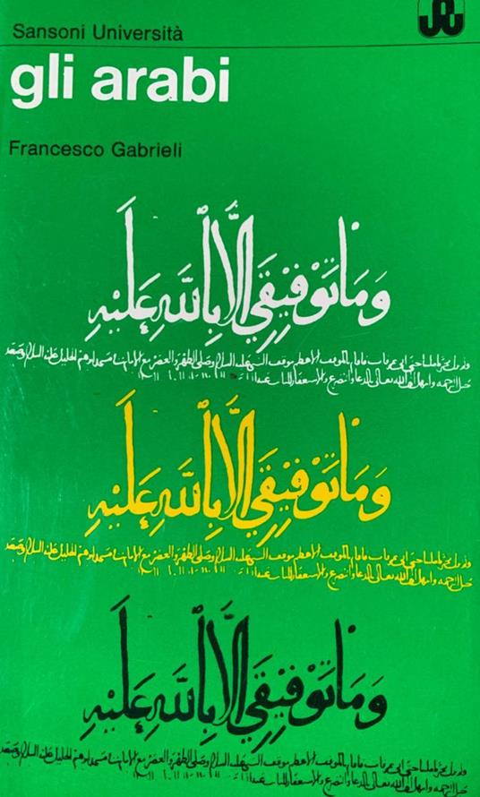 Gli Arabi - Francesco Gabrieli - copertina
