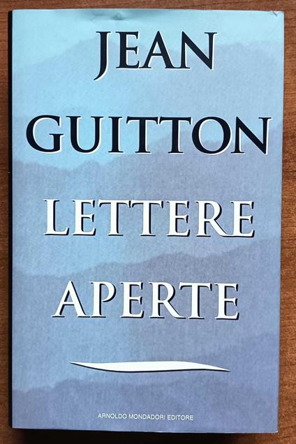 Lettere aperte - Jean Guitton - copertina