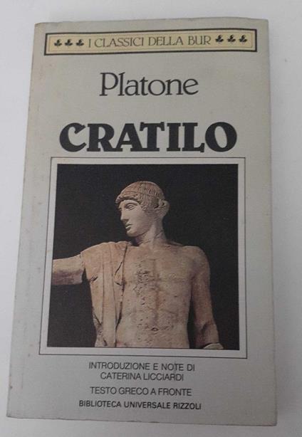 Cratilo - Platone - copertina