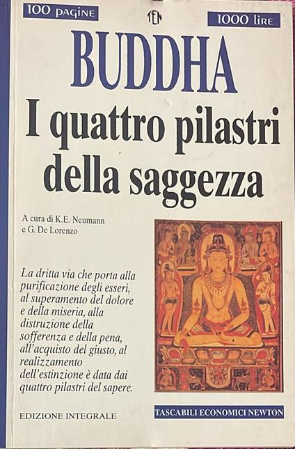 I quattro pilastri della saggezza - Gotama Buddha - copertina