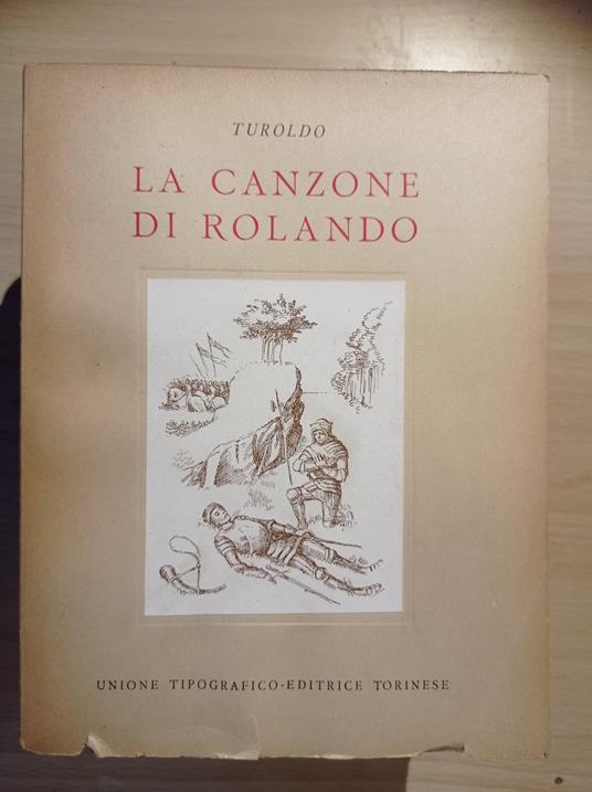 La canzone di Rolando - Turoldo - copertina
