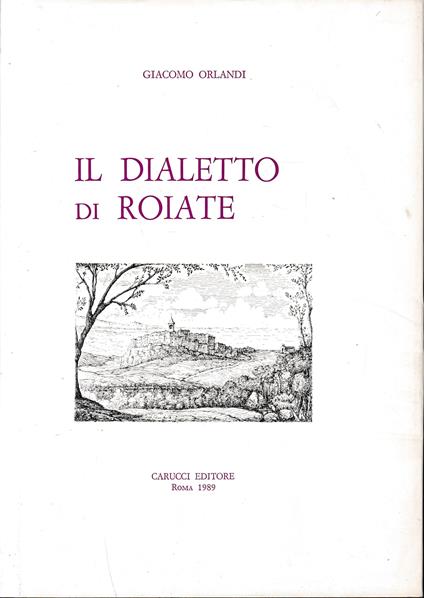 ‎Il Dialetto di Roiate‎ - copertina